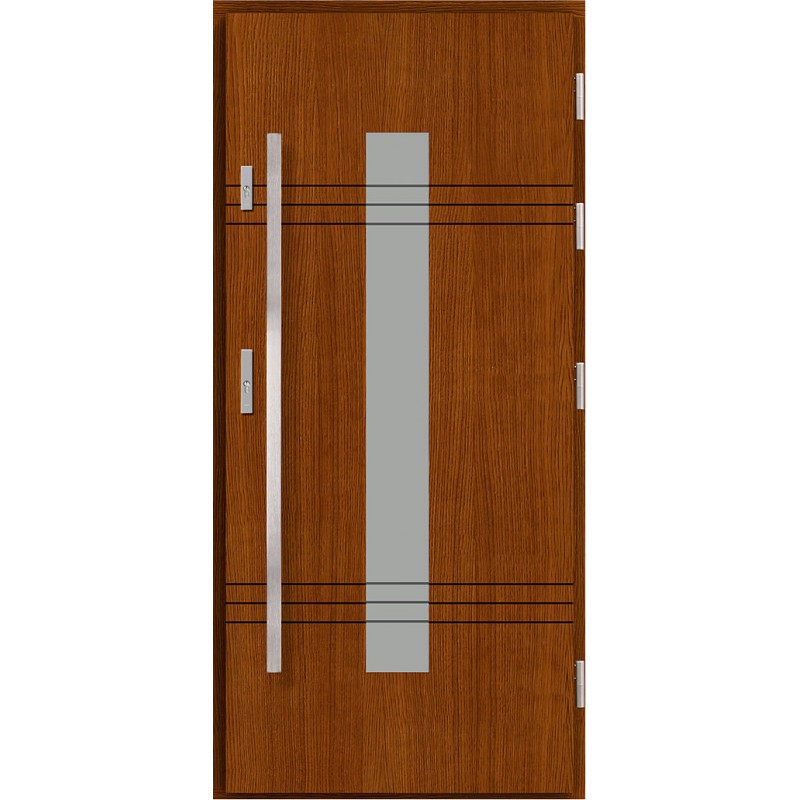 Drzwi zewnętrzne drewniane Agmar- Cetus