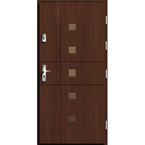 Drzwi zewnętrzne drewniane Agmar- Bazan