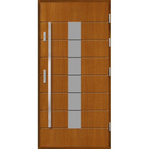 Drzwi zewnętrzne drewniane Agmar-Dueta