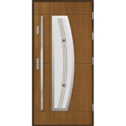 Drzwi zewnętrzne drewniane Agmar-Sula