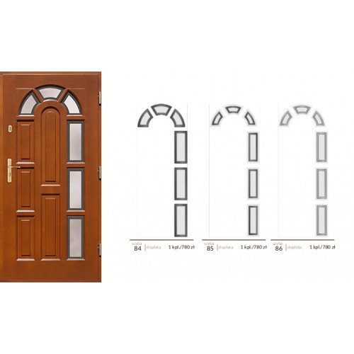 Drzwi zewnętrzne drewniane Agmar-Vevitas